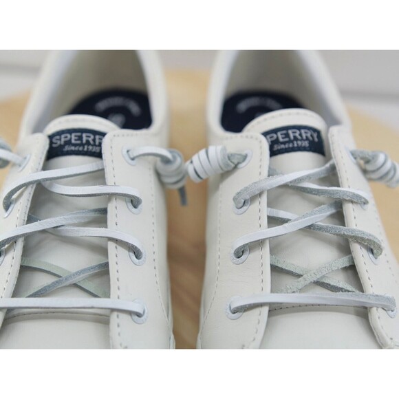 Sperry Women's Crest Vibe Platform Leather Sneaker‎ White 8.5 - Picture 7 of 16